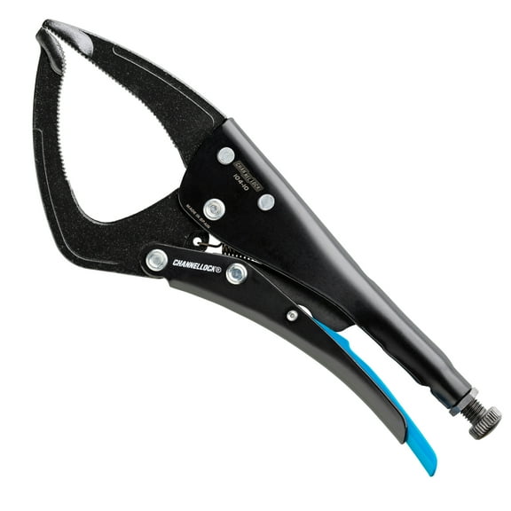 CHANNELLOCK 10-inch Large Jaw Locking Pliers, Ideal for Accomodation of Many Applications: PVC, Filters, Housings, Conduit (104-10)