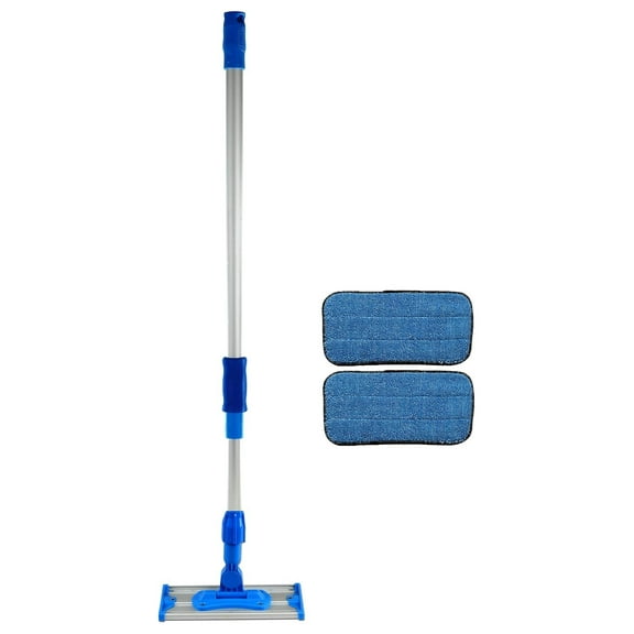 10 inch Microfiber Mop Kit with Two Premium Microfiber Mop Pads
