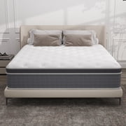 Mulinature 10 inch Queen Mattress,Hybrid Mattresses Medium Firm in a Box