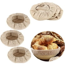 10 inch Round Bread Proofing Basket Cloth Liner, Banneton Proofing Cloth Natural Rattan Baking Dough Sourdough Banneton Basket Cover for Home Sourdough Bakers Baking