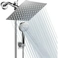 thumbnail image 1 of 10 inch Shower Head Combo, Stainless Steel High Pressure Rain Shower Head with 5 Settings, Handheld Shower Head with Hose & Holder Siliver, 1 of 7