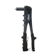 10-inch Single-Hand Rivet Gun with 4 Heads, 0.57kg Lightweight, for 2.4-4.8mm Rivets