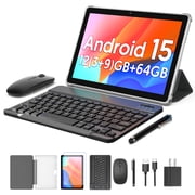 10 inch Tablet Android 13 Tablets 7GB+64GB+1TB Expand, 4-Core CPU,5G Wifi,2+8MP Camera