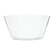 Clear Tapered Plastic Bowl, 10", by Way To Celebrate