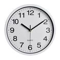 thumbnail image 1 of 10-inch plastic wall clock Shi Ying clock bedroom living room clock simple,white，G161481, 1 of 5