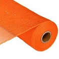 thumbnail image 1 of 10 inch x 30 feet Deco Poly Mesh Ribbon - Orange with Orange Foil, 1 of 1