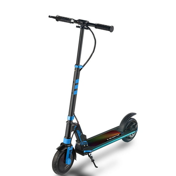 10 km Range Electric Scooter with Height Adjustable, Safe Rear Brake, Cool LED Marquee Light