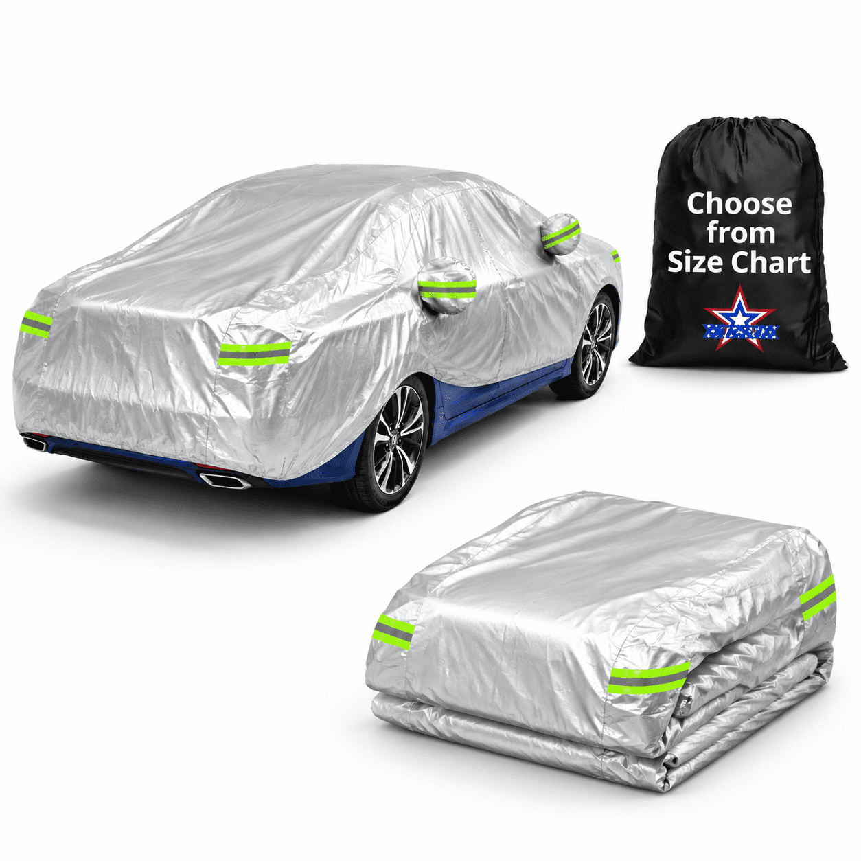 10-layer Custom Fit Car Cover Waterproof All Weather Size A3 - Walmart.com