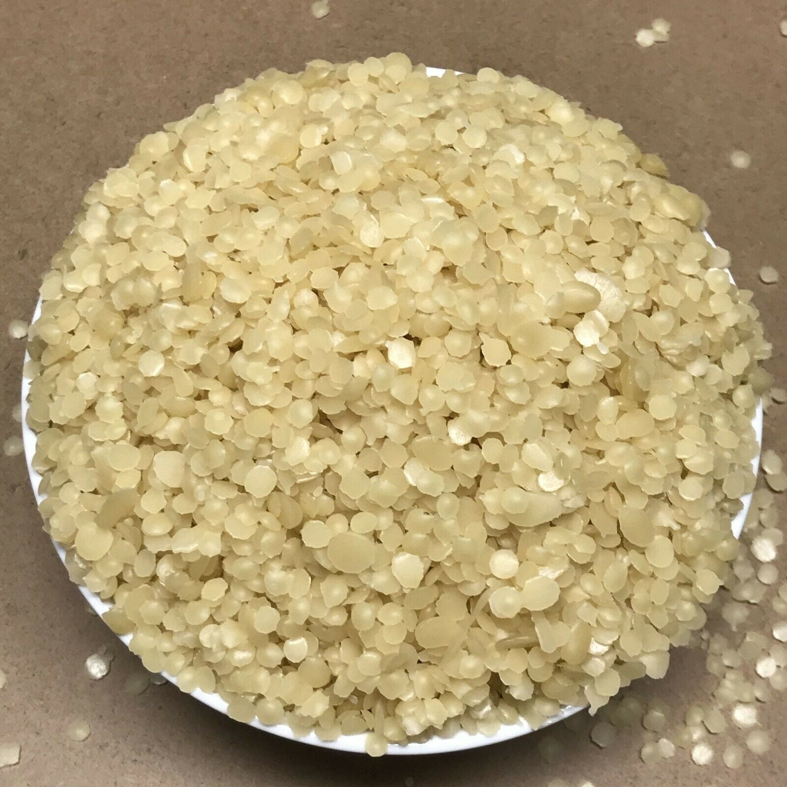 10 lb Pure Natural Yellow Beeswax Pellets for Crafting Candle Soap Making Lip Balms Skin Care Product, Triple Filtered Cosmetic