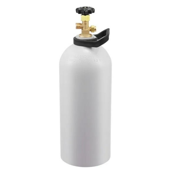 10 lb Aluminum CO2 Tank Cylinder with CGA-320 Valve | DOT Certified | for Kegerators, Homebrew, Soda