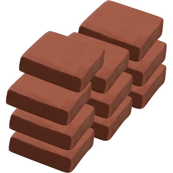 10 lb Terracotta Natural Air-Dry Clay for Pottery;Ideal for Wheel Throwing,Hand Building,Sculpting