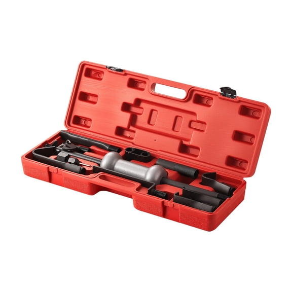 10 lbs 13 in 1 Slide Hammer Dent Puller Kit Heavy Duty Auto Body Truck Repair Tool with Carrying Case Extension Rod Non Slip Handle