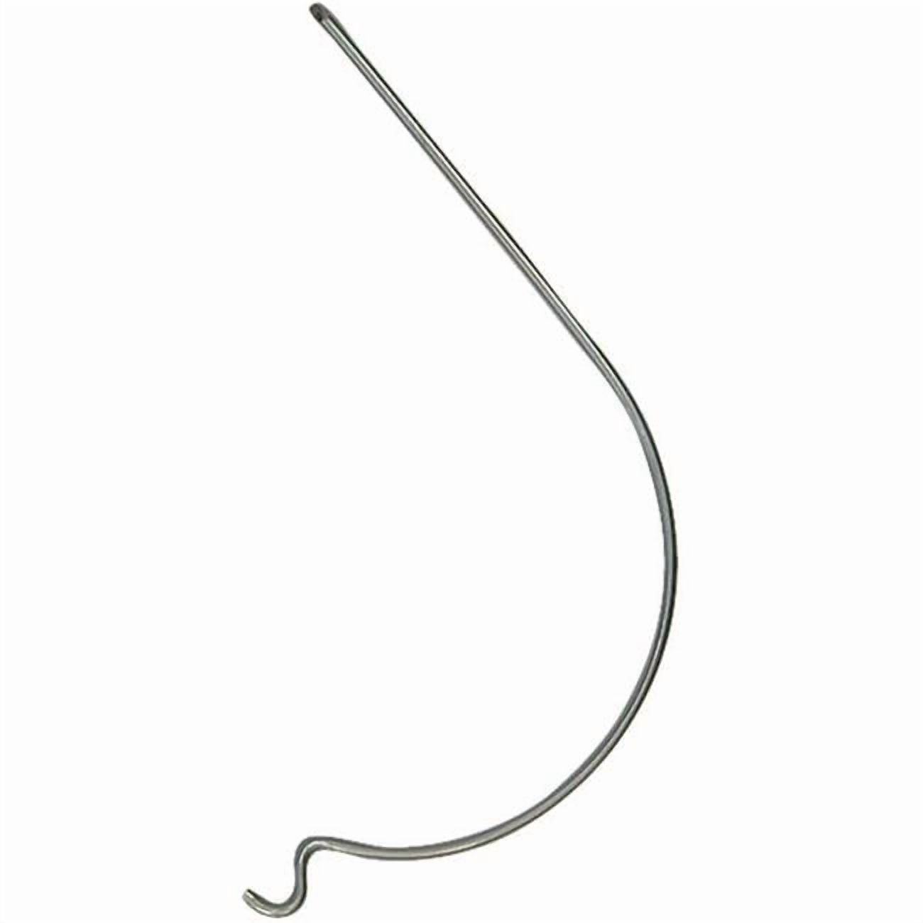 10 lbs Flush-Mount Galvanized Silver Picture Hanger - Pack of 12