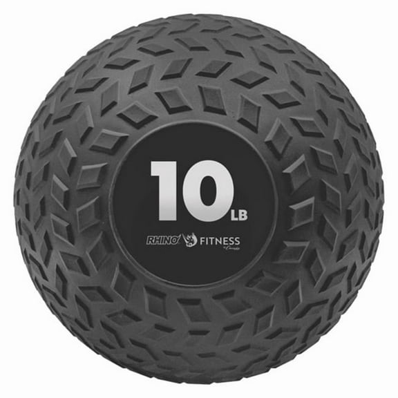 10 lbs Rhino Fitness Slam Ball, Black