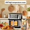 thumbnail image 1 of 10 liter large capacity visible stainless steel air fryer multifunctional oven, 1 of 7
