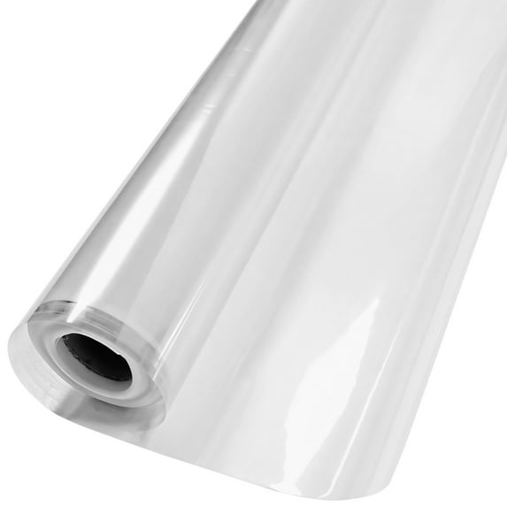 10 m/32.8 Ft Clear Contact Paper Roll, 45 cm/17.7 in Wide Clear Wall Protector Static Cling Sticker, Removable Paint Protection Film, Easy Cut and Install