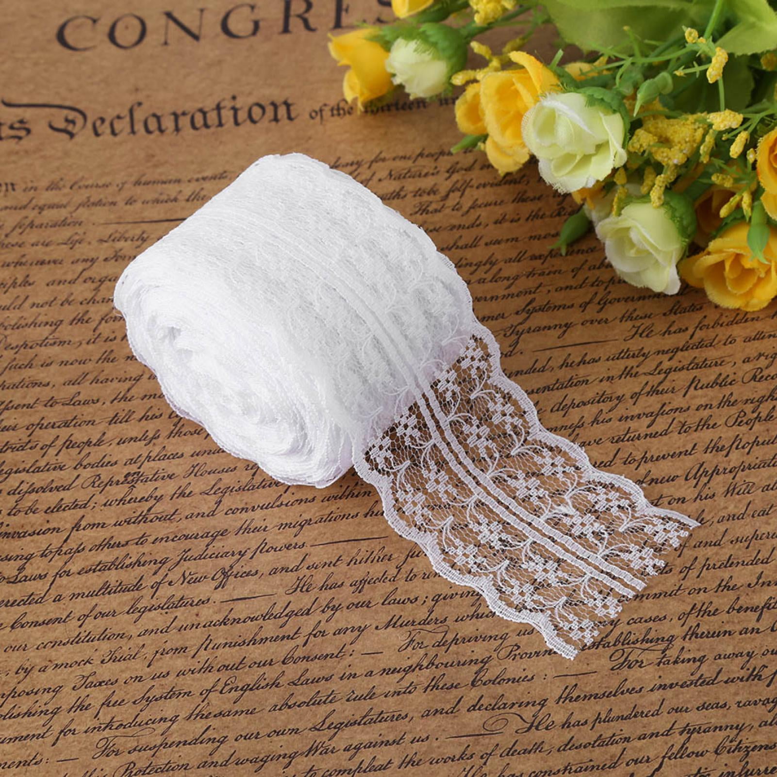 10 m/Roll 4.5CM Width Lace Ribbon DIY Decorative Lacework for