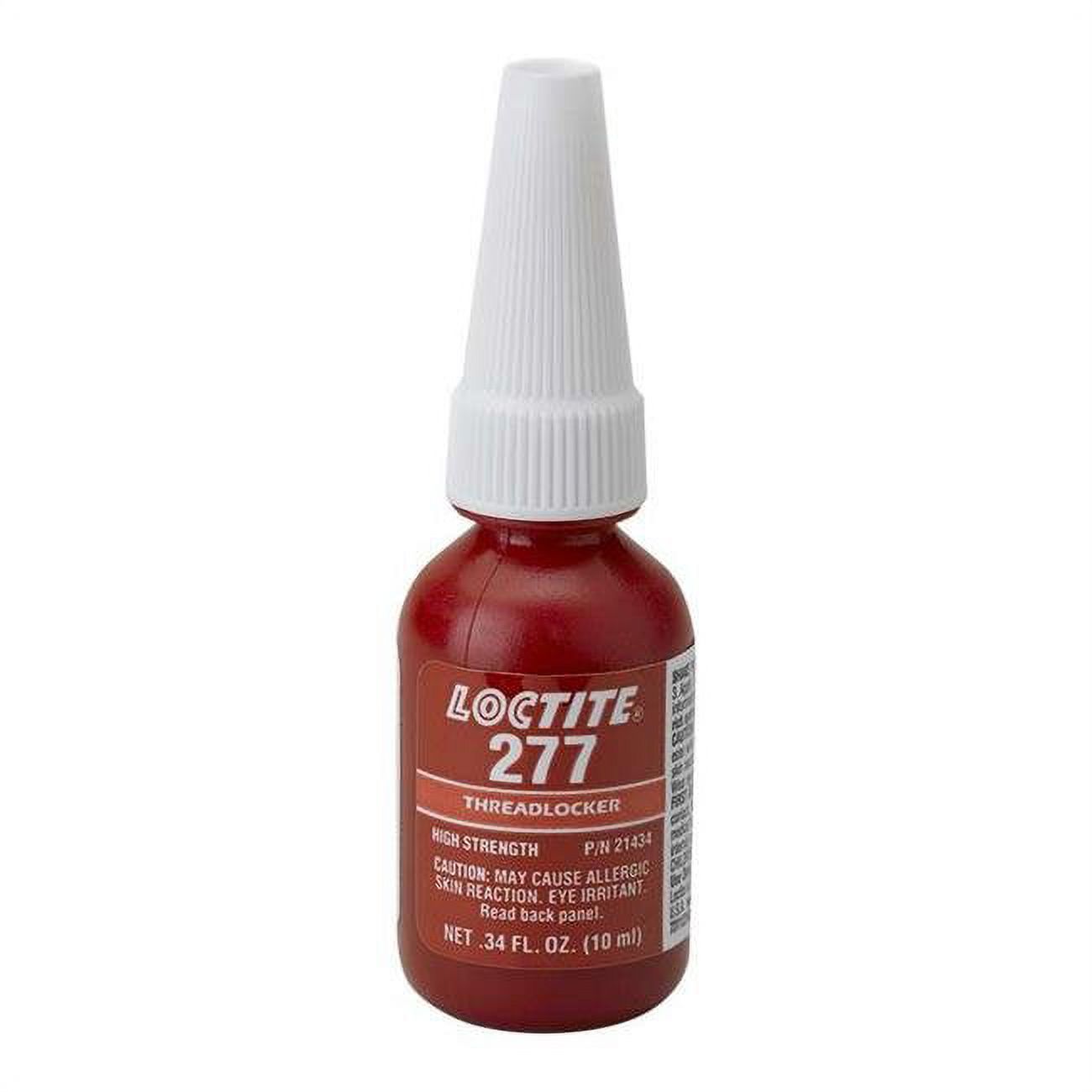 10 ml 277 Series HighStrength Threadlocker, Red Liquid
