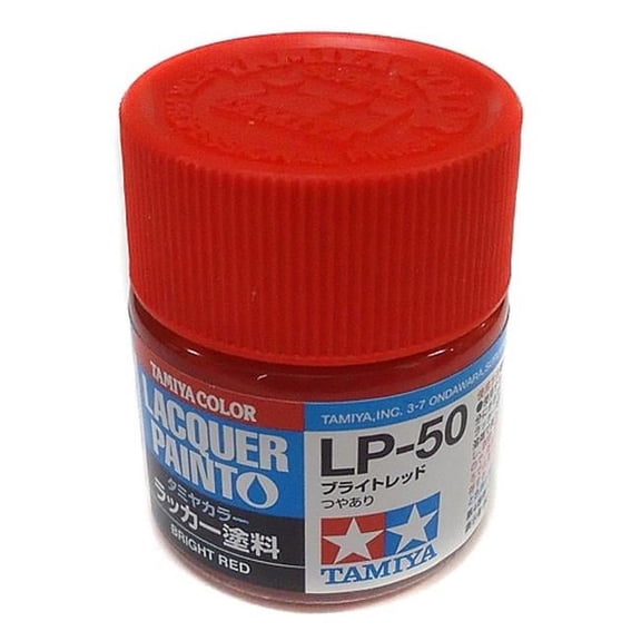 10 ml Lacquer Paint LP-50 Bright Bottle - Red