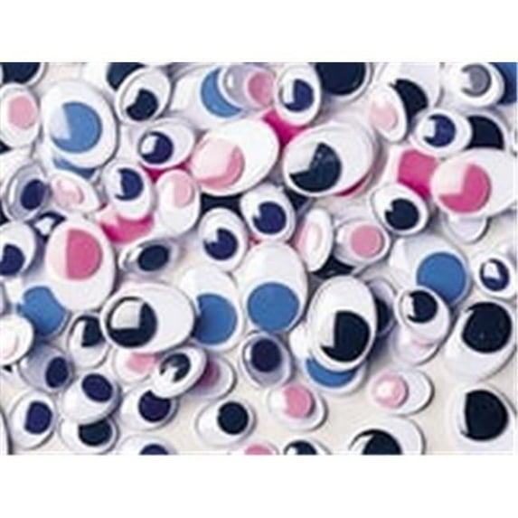 10 mm. Multi Oval Eyes, 100 Pack