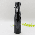 thumbnail image 1 of (10 oz/300ml) Continuous Spray Bottle, Ultra-Fine Plastic Mist Sprayer - For Hair Styling, Cleansing, Salon, Botanicals, Essential Oil Fragrance, Black, 1 of 10