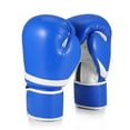 thumbnail image 1 of 10 oz Boxing Sparring Training Gloves for Men, Youth, and Women, Boxing Gloves Punching Bag Gloves 10 Ounce for KickBoxing, MMA, Muay Thai, Training, Sparing, Bagwork with Wrist Wrap, Blue, 1 of 8