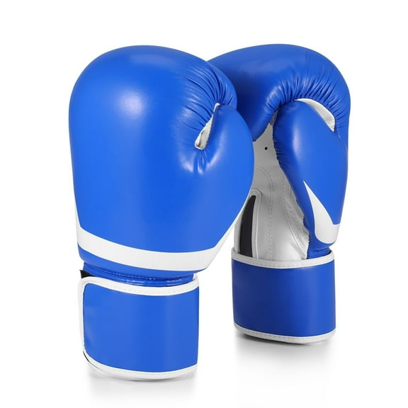 10 oz Boxing Sparring Training Gloves for Men, Youth, and Women, Boxing Gloves Punching Bag Gloves 10 Ounce for KickBoxing, MMA, Muay Thai, Training, Sparing, Bagwork with Wrist Wrap, Blue