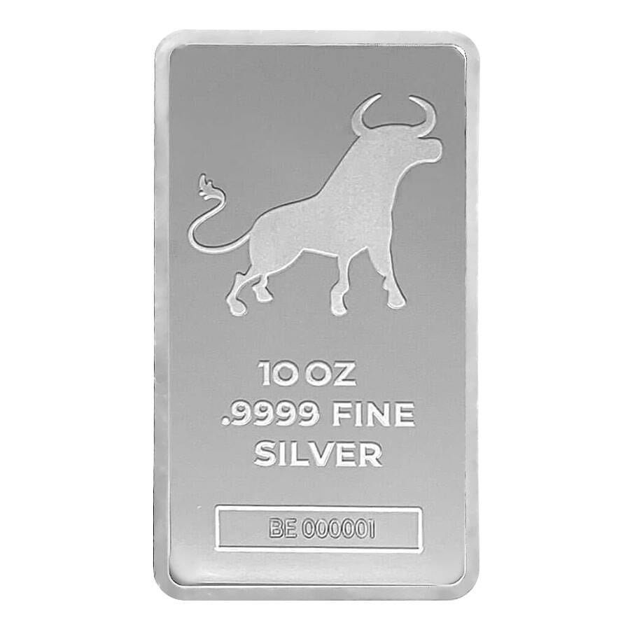 PRIVATE MINT 10 oz Bullion Exchanges Silver Bar .9999 Fine