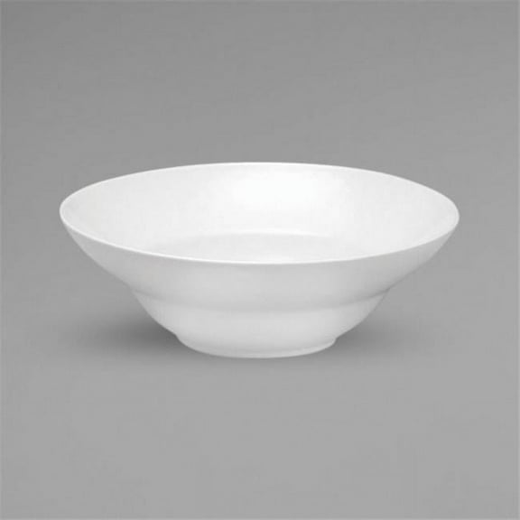 10 oz Fusion Deep Bright White Porcelain Deep-Well Bowl