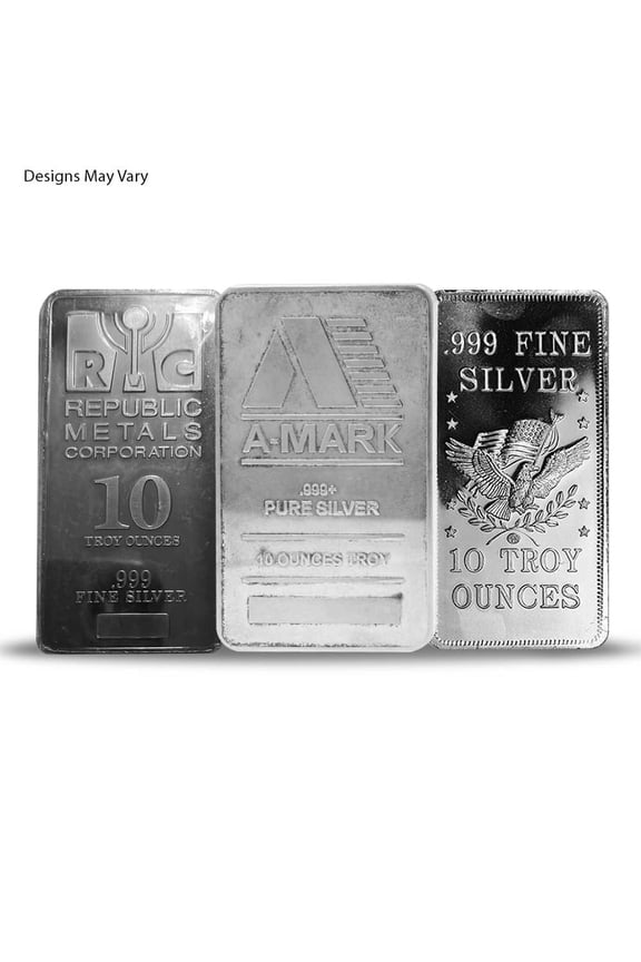 10 oz Generic Silver Bar .999 Fine