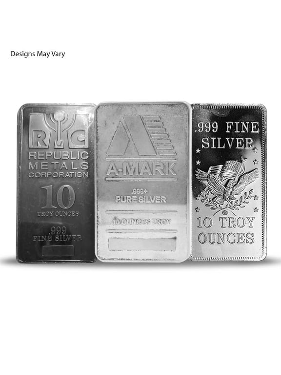 10 oz Generic Silver Bar .999 Fine