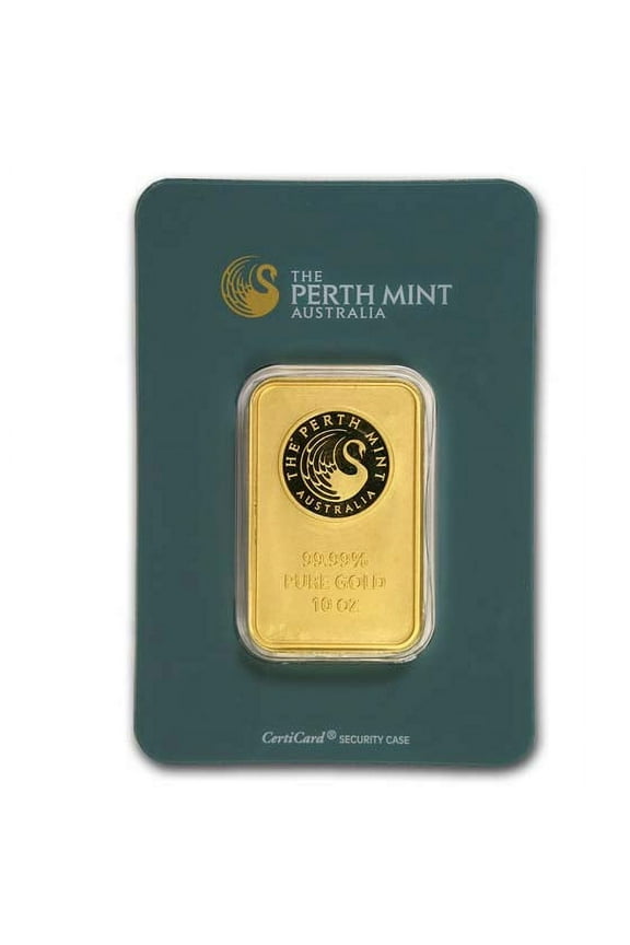 10 oz Gold Bar - The Perth Mint (Classic, Green Assay)