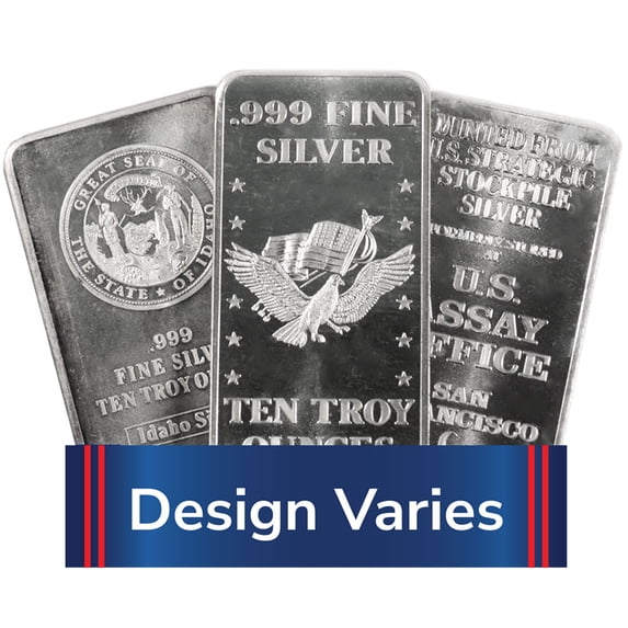 10-oz Hallmarked Silver Bar .999 Fine Secondary Market