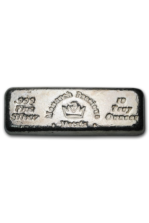 10 oz Hand Poured Silver Bar - MPM (Kit-Kat)