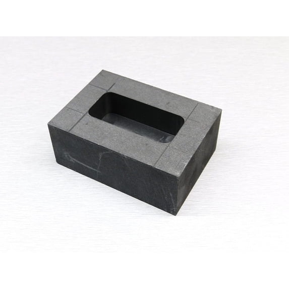 10 oz. Ingot Mold for Gold and 5 oz. for Silver Machined Graphite Pour Loaf Bar Melting Kit