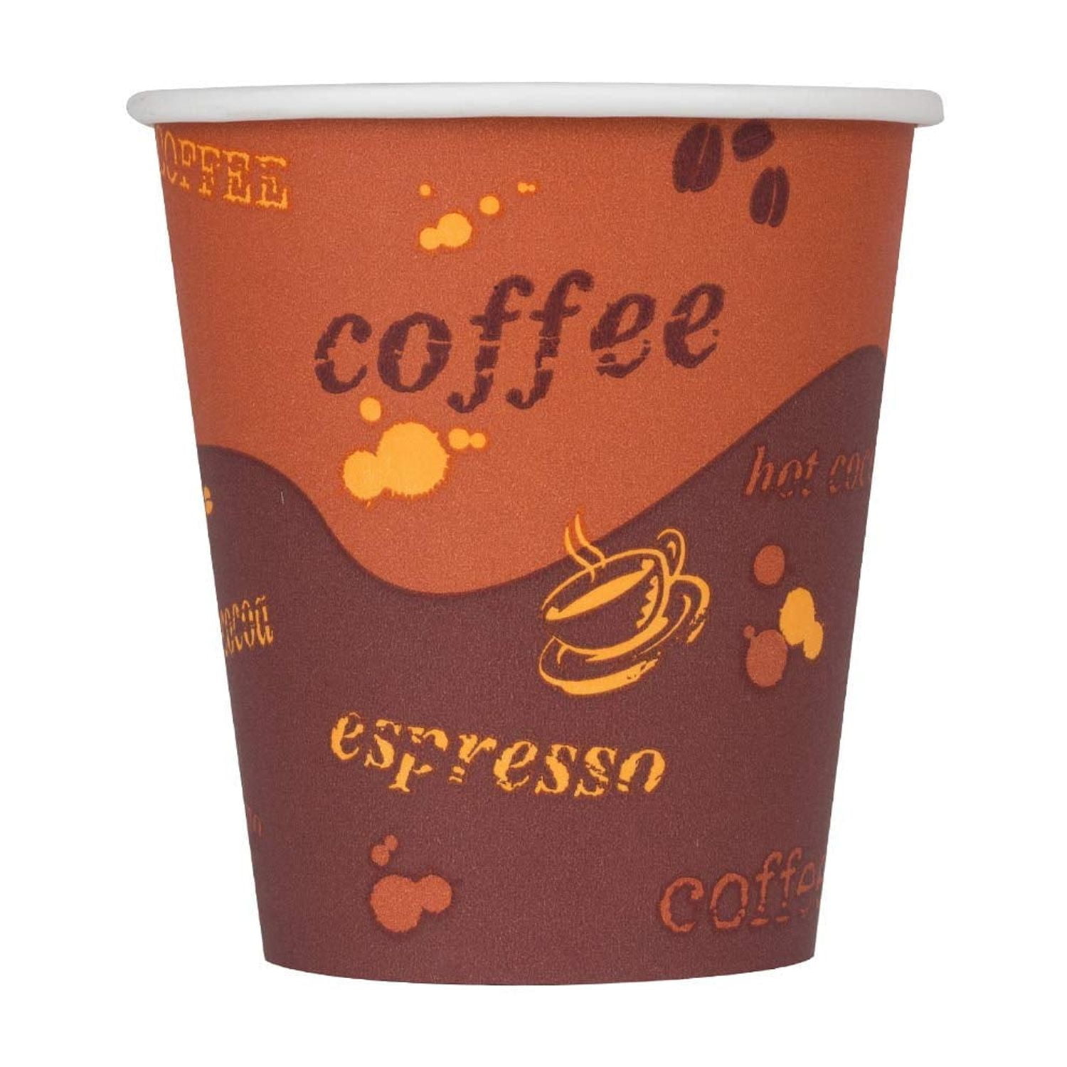 10 oz Paper Hot Coffee Cups [1000 ct] Disposable, Leak-Resistant Double ...