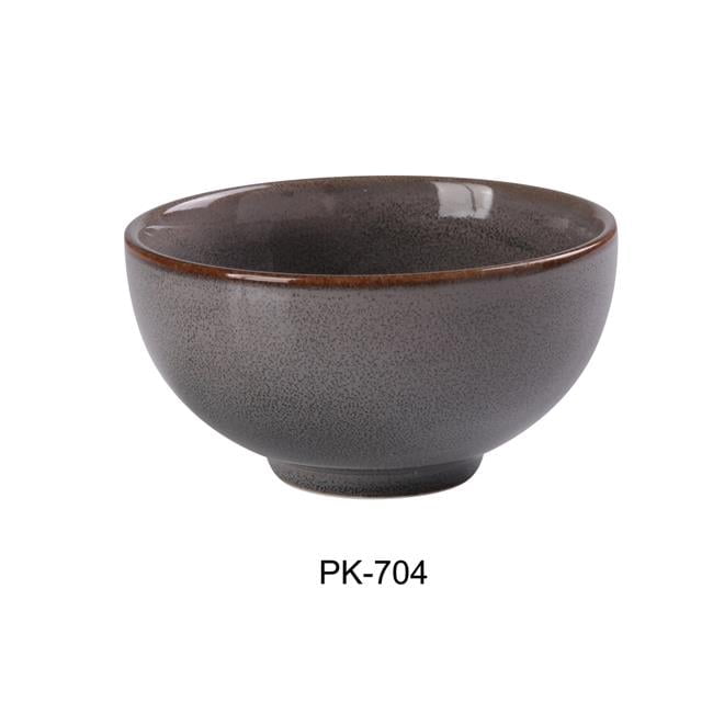 10 oz Peacock Rice Bowl, Gray - 4.5 x 2.375 in. - Pack of 36