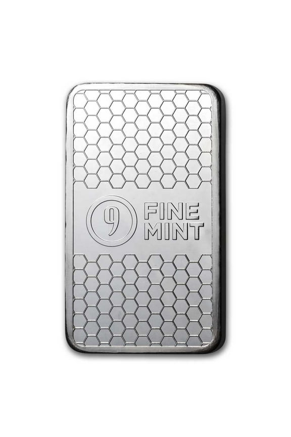 10 oz Silver Bar - 9Fine Mint