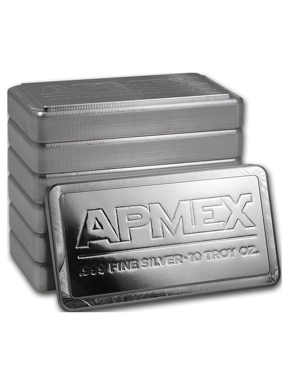 10 oz Silver Bar - APMEX (Stackable)