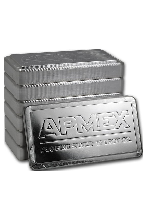 10 oz Silver Bar - APMEX (Stackable)