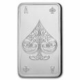thumbnail image 1 of 10 oz Silver Bar - Ace of Spades, 1 of 2