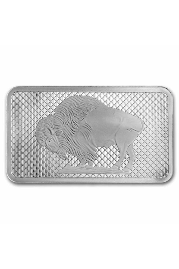 10 oz Silver Bar - Buffalo