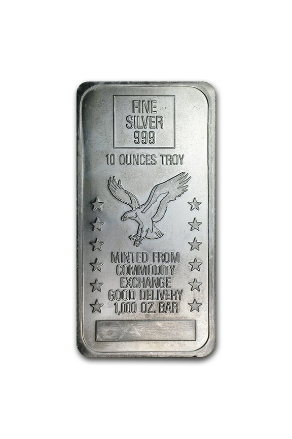 10 oz Silver Bar - Commodity Exchange