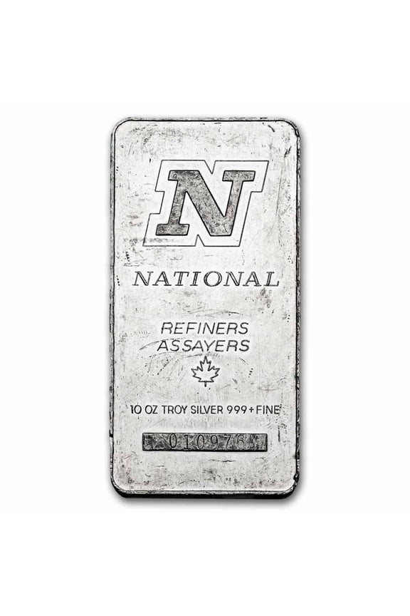 10 oz Silver Bar - National Refiners-Assayers (Canada)