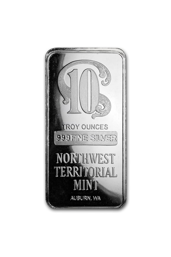 10 oz Silver Bar - Northwest Territorial Mint