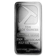 10 oz Silver Bar - Pan American Silver Corp NWTM