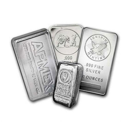 10 oz Silver Bar - Secondary Market - Walmart