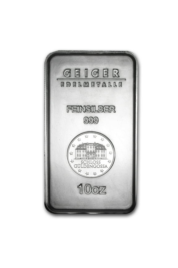 10 oz Silver Bar - (Security Line Series)
