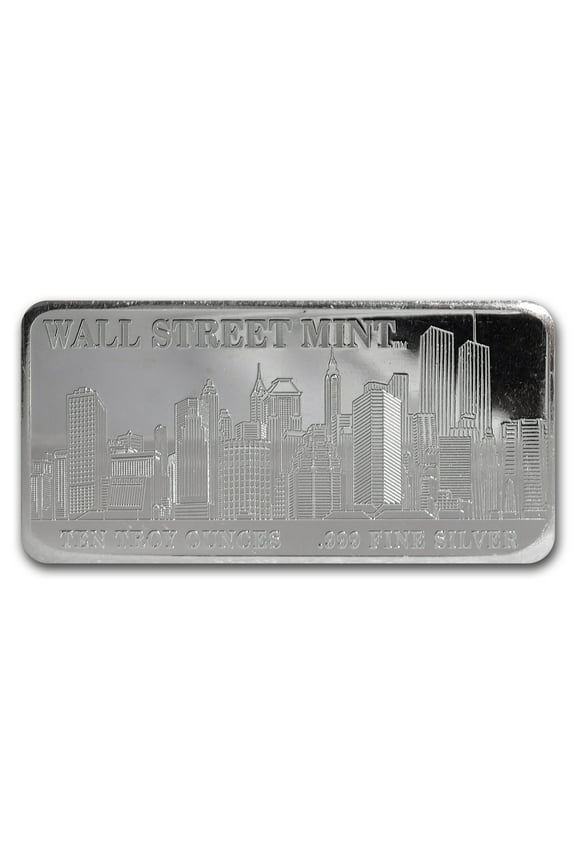 10 oz Silver Bar - (Type 1)