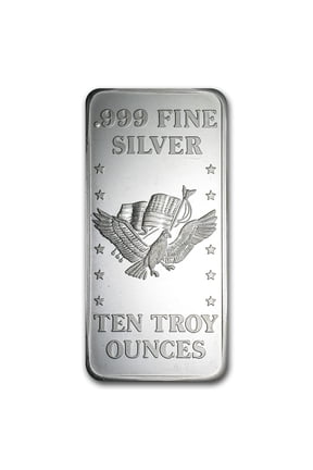 10 oz Silver Bar - U.S. Assay Office